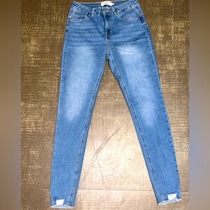 Refuge Denim RIO Distressed Ankle Skinny Jeans size 9